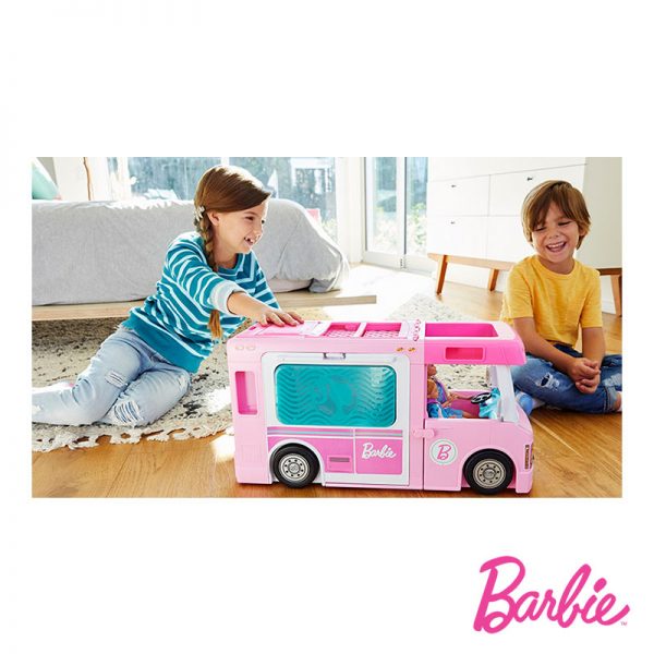 Barbie Caravana de Sonho 3 em 1 Autobrinca Online