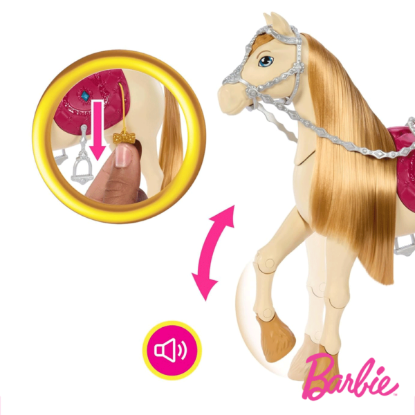 Barbie Cavalo Interativo Mysteries Dance and Show Horse Autobrinca Online