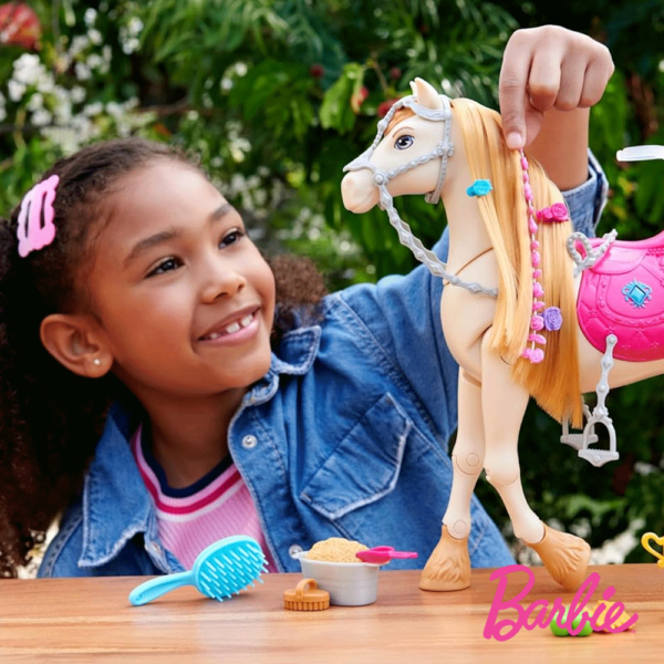 Barbie Cavalo Interativo Mysteries Dance and Show Horse Autobrinca Online