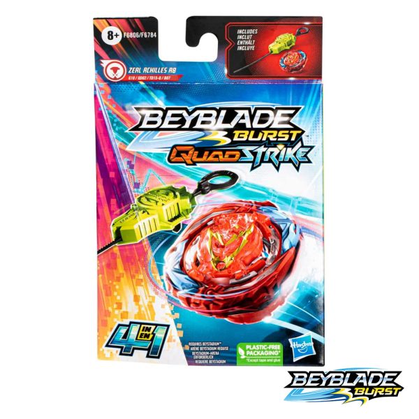 Beyblade Burst Quad Strike Zeal Achilles A8 Autobrinca Online