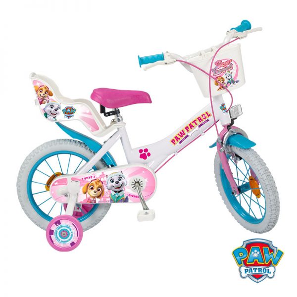 Bicicleta Patrulha Pata Skye e Everest 16″ Autobrinca Online