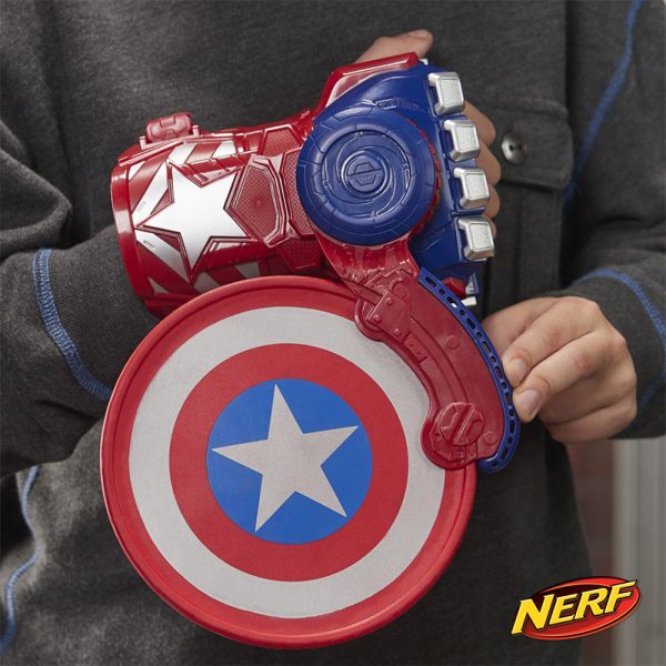 Nerf Power Moves Capitão América Autobrinca Online