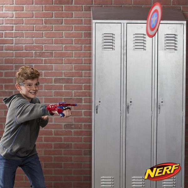 Nerf Power Moves Capitão América Autobrinca Online