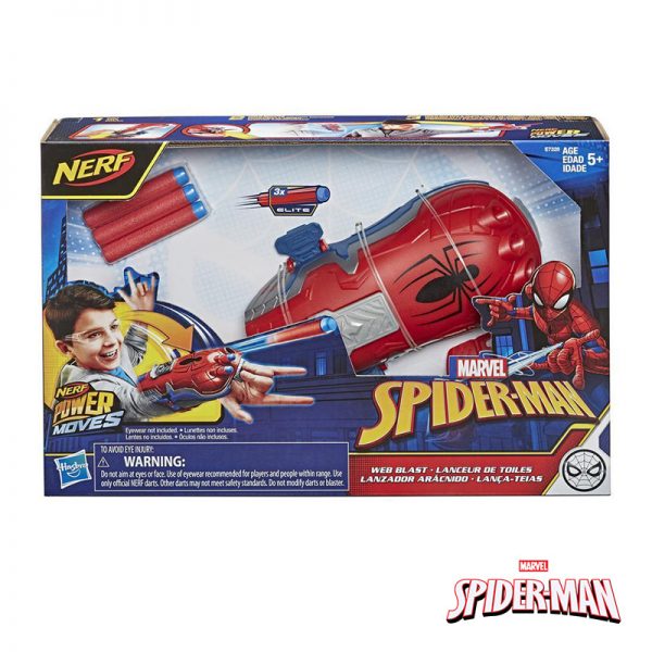 Nerf Power Moves Spider-Man Autobrinca Online