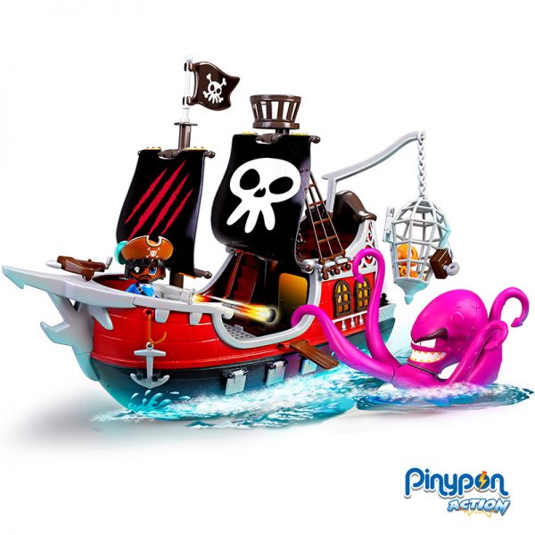 Pinypon Action Barco Pirata Kraken Atack Autobrinca Online