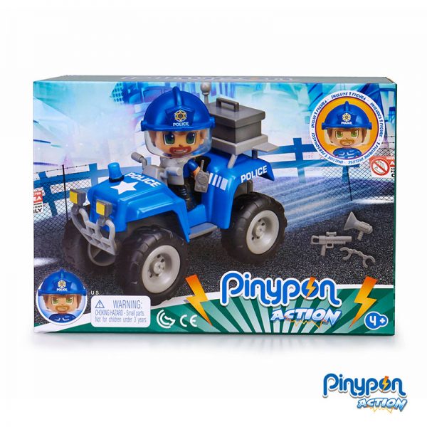 Pinypon Action Carro Quad da Polícia Autobrinca Online