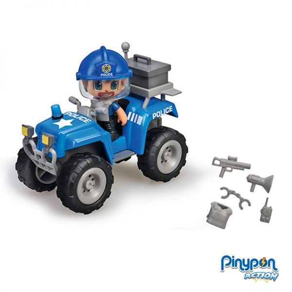 Pinypon Action Carro Quad da Polícia Autobrinca Online