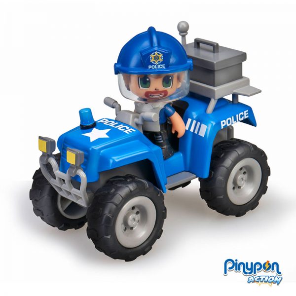 Pinypon Action Carro Quad da Polícia Autobrinca Online