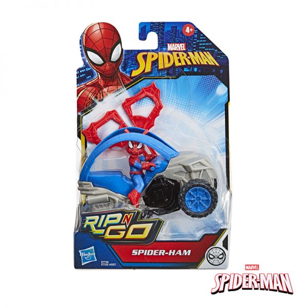 Spider-Man Figura e Veículo Azul