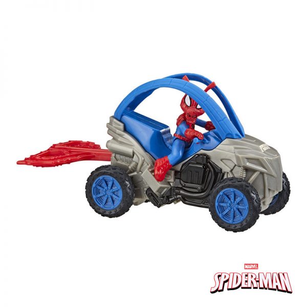 Spider-Man Figura e Veículo Azul