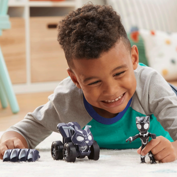 Spidey and his Amazing Friends – Black Panther c/ Veículo Autobrinca Online