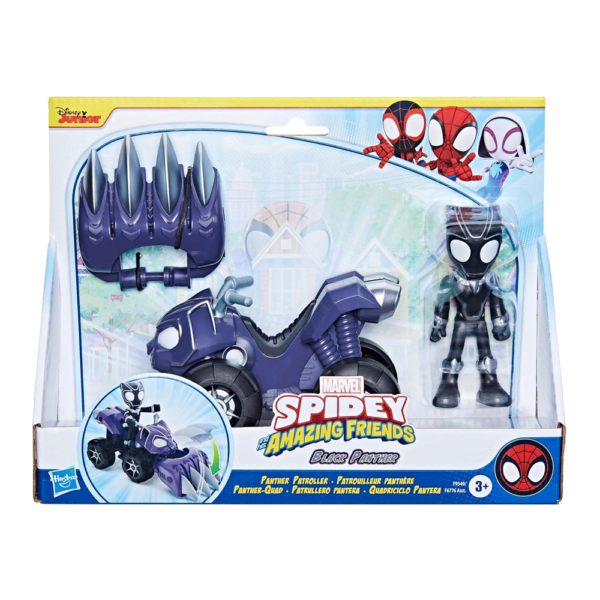 Spidey and his Amazing Friends – Black Panther c/ Veículo Autobrinca Online