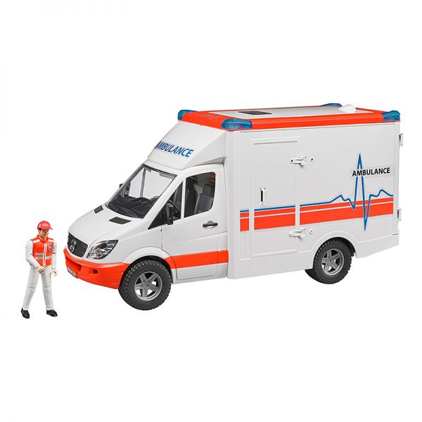 Ambulância Mercedes Benz c/ Figura Autobrinca Online
