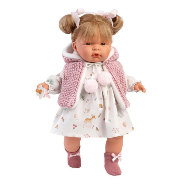 Boneca Joelle c/ Colete de Malha 38cm Autobrinca Online