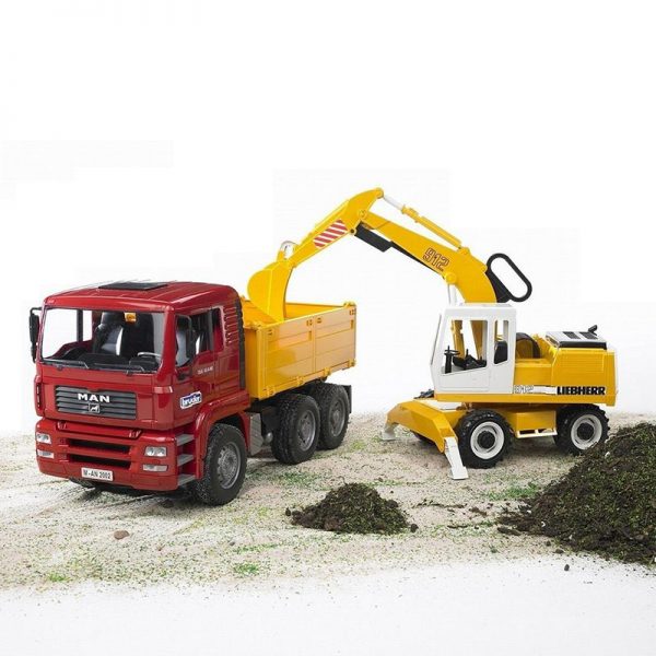 Camião MAN TGA + Escavadora Liebherr Autobrinca Online