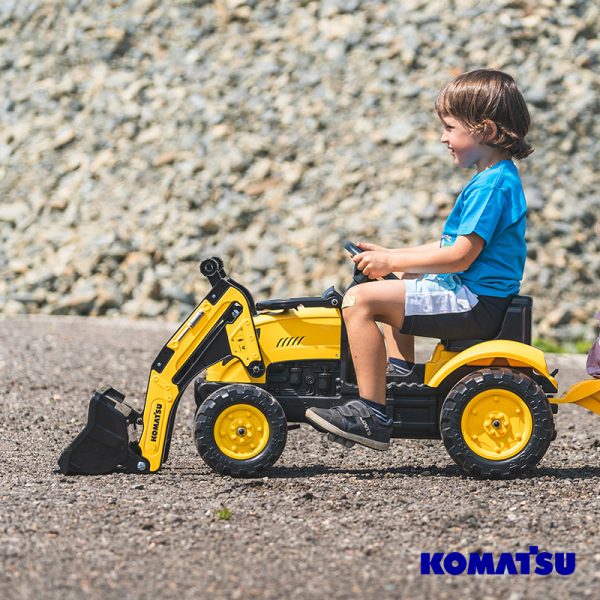 Escavadora Komatsu Small + Reboque + Pá Autobrinca Online