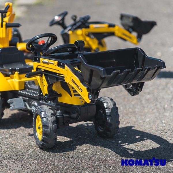 Escavadora Komatsu Small + Reboque + Pá Autobrinca Online