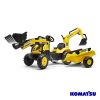 Escavadora Komatsu Small + Reboque + Pás Autobrinca Online