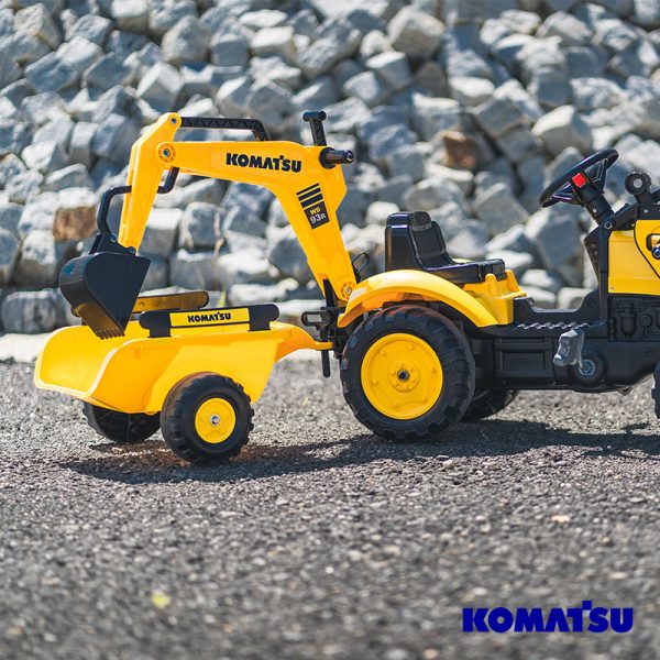 Escavadora Komatsu Small + Reboque + Pás Autobrinca Online