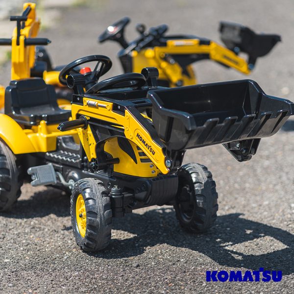 Escavadora Komatsu Small + Reboque + Pás Autobrinca Online