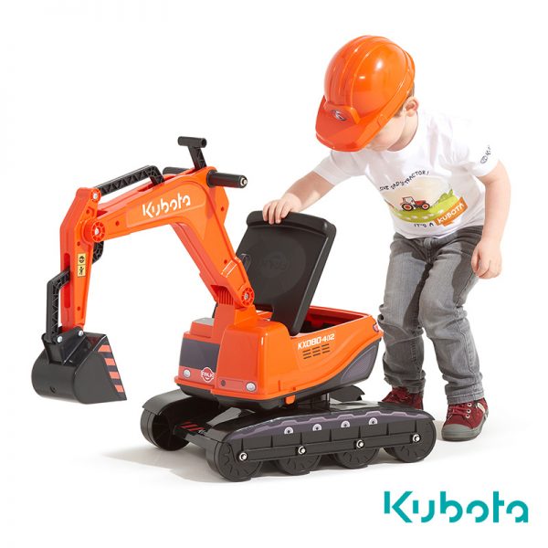 Escavadora Kubota + Capacete Autobrinca Online