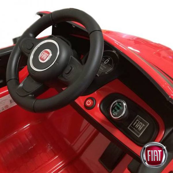 Carro Fiat 500 Red 12V c/ Controlo Remoto