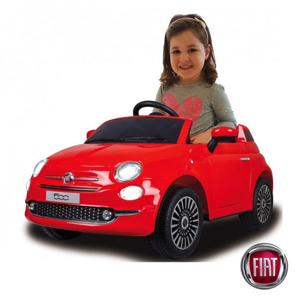 Carro Fiat 500 Red 12V c/ Controlo Remoto