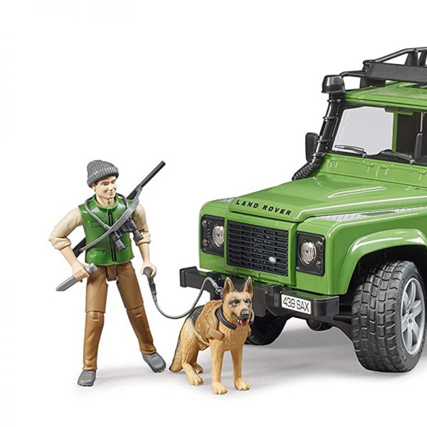 Jipe Land Rover Defender Station Wagon c/ Figuras Autobrinca Online