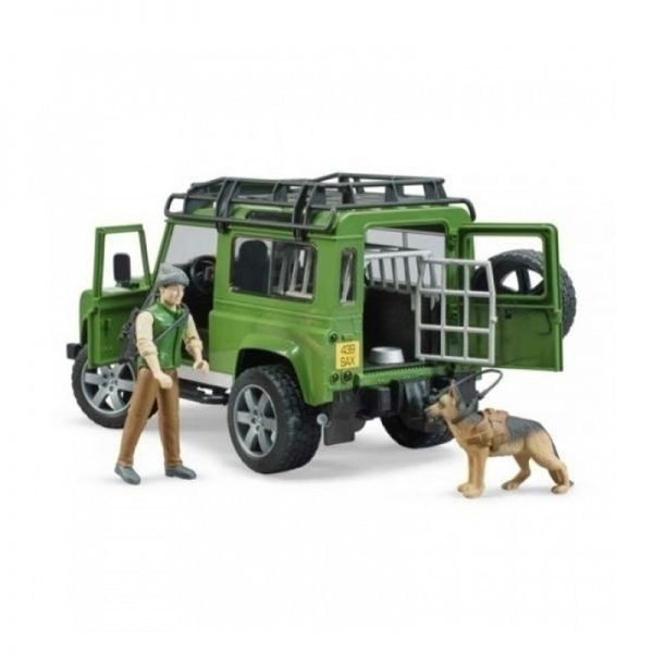Jipe Land Rover Defender Station Wagon c/ Figuras Autobrinca Online