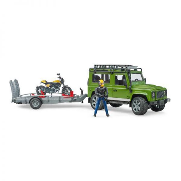 Jipe Land Rover Defender + Ducati Scrambler Autobrinca Online