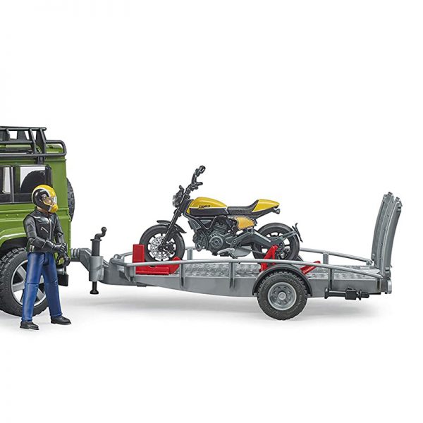 Jipe Land Rover Defender + Ducati Scrambler Autobrinca Online