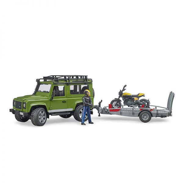 Jipe Land Rover Defender + Ducati Scrambler Autobrinca Online