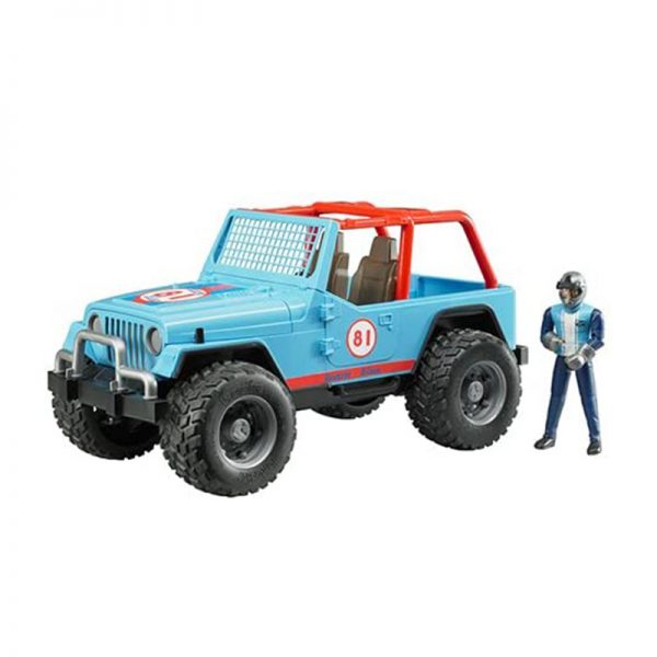 Jeep Todo Terreno Azul c/ Figura Autobrinca Online