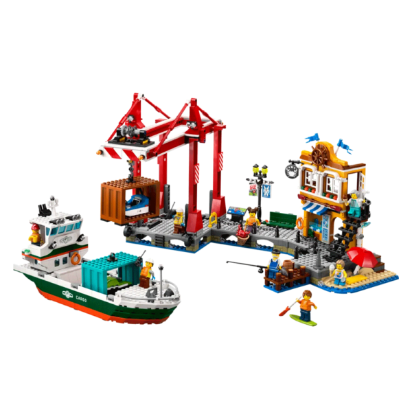 LEGO City Porto Marítimo com Navio de Carga 60422 Autobrinca Online