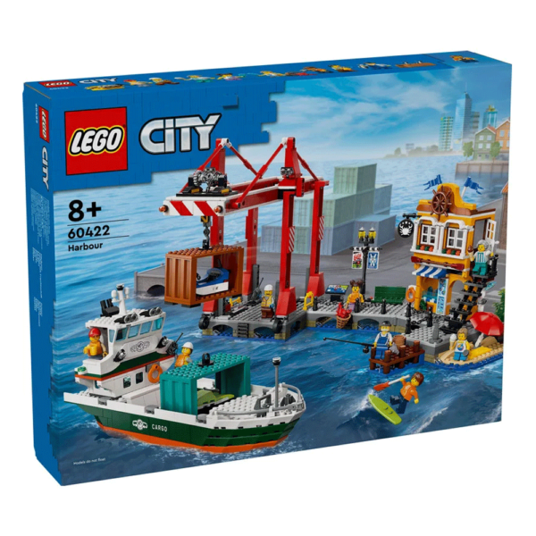 LEGO City Porto Marítimo com Navio de Carga 60422 Autobrinca Online