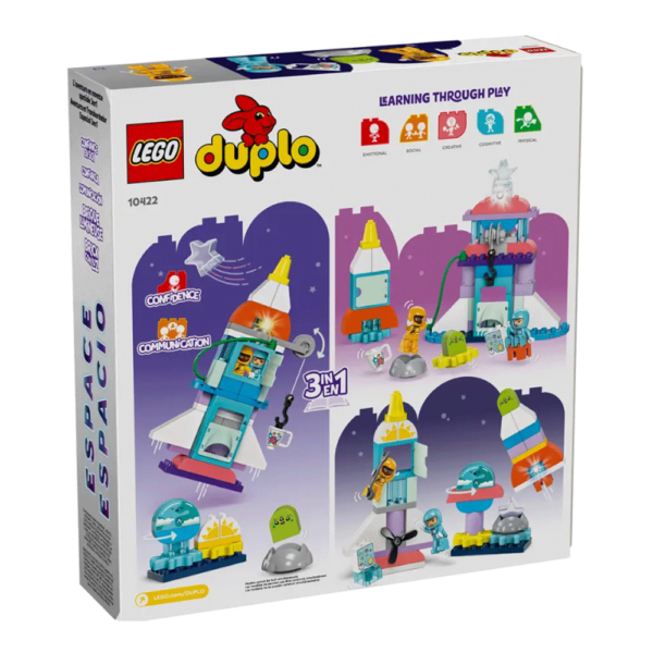 LEGO Duplo Aventura no Vaivém Espacial 3em1 10422 Autobrinca Online