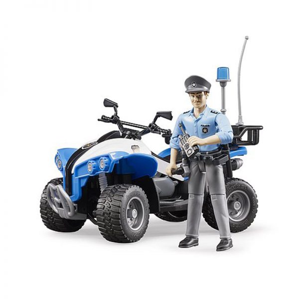 Moto 4 Quad Polícia c/ Figura Autobrinca Online