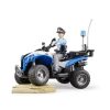 Moto 4 Quad Polícia c/ Figura Autobrinca Online