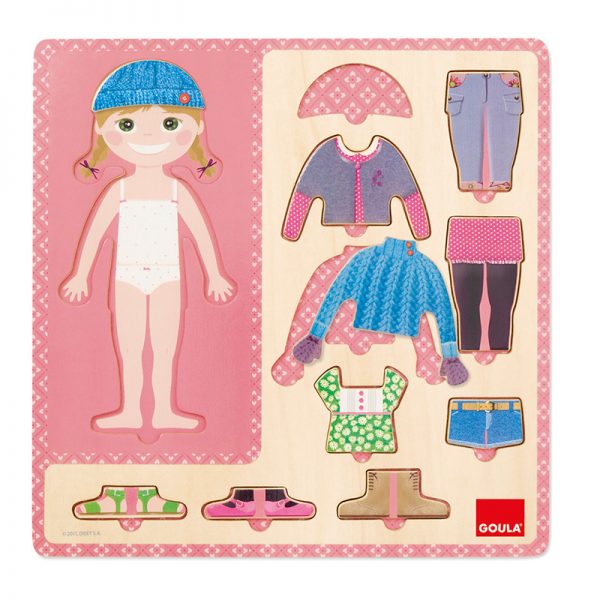 Puzzle Roupa Menina Autobrinca Online