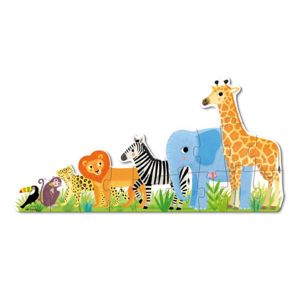 Puzzle XXL da Selva Autobrinca Online
