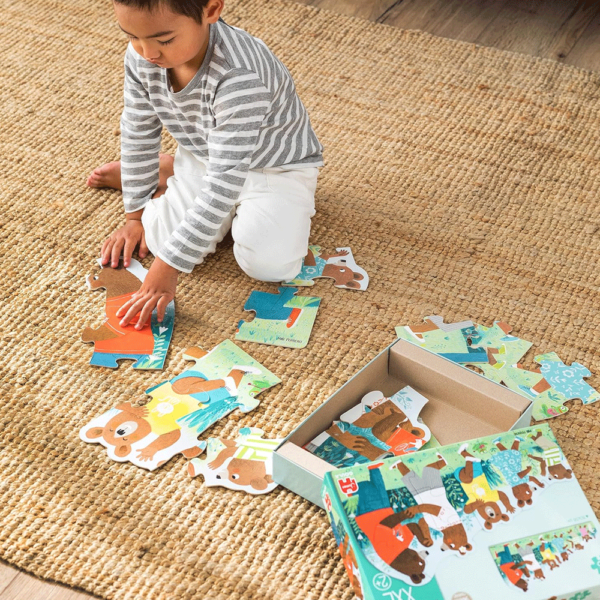 Puzzle XXL Família de Ursos Autobrinca Online