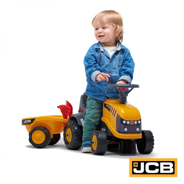 Trator Baby JCB Fastrac + Reboque Autobrinca Online