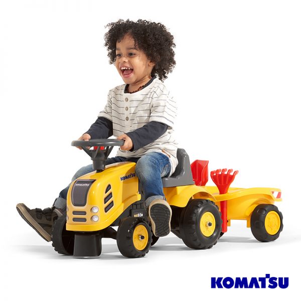 Trator Baby Komatsu + Reboque Autobrinca Online