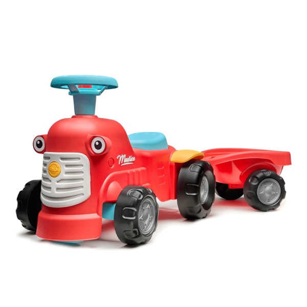 Trator Baby Maurício Vermelho + Reboque Autobrinca Online