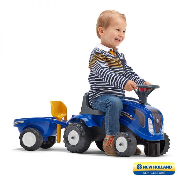 Trator Baby New Holland + Reboque Autobrinca Online