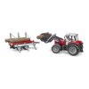 Trator Massey Ferguson 7480 + Pá + Reboque Florestal Autobrinca Online