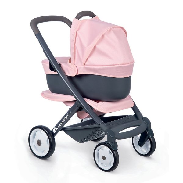 Carrinho de Bonecas Bebe Confort 3 em 1 Rosa