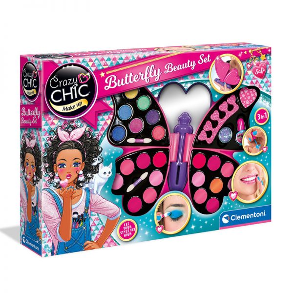 Crazy Chic – Estojo de Maquilhagem Borboleta Autobrinca Online