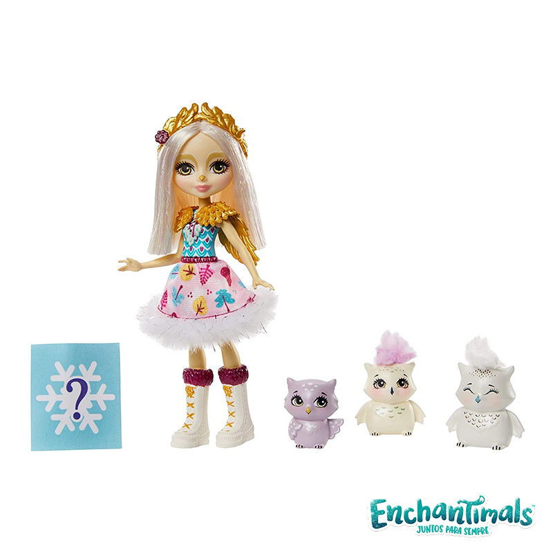 Enchantimals Odele Família Coruja