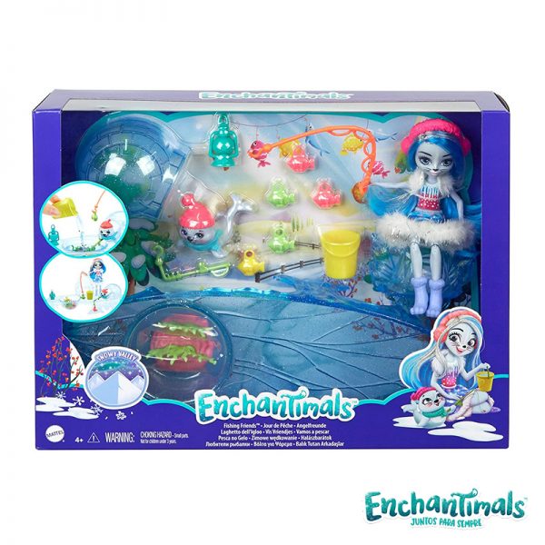 Enchantimals Pesca no Gelo Autobrinca Online